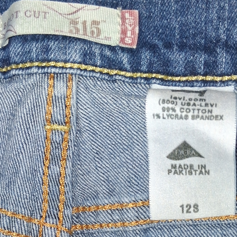 Levi's Women's Straight Leg Blue Jeans - Picture 2 of 2